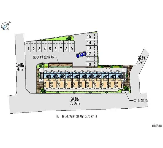 下関市長府松小田本町 月極駐車場